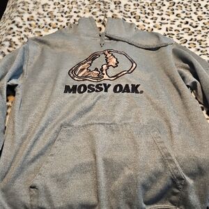 Mossy Oak Heather Gray Pullover